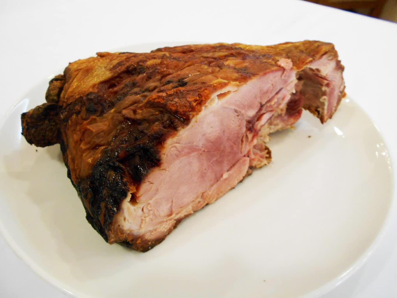 medio lacon asado sin cortar