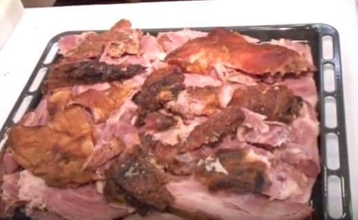 lacón asado deshuesado de cerdo