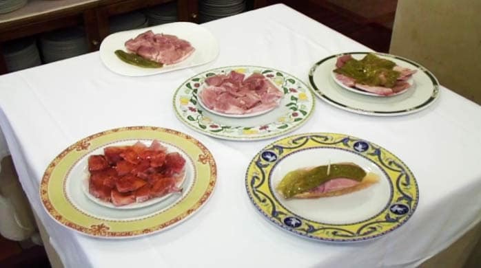 recetas de lacón asado con pimientos verdes o asado a la gallega